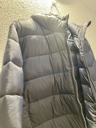 Abrigo Kappa Negro con Capucha