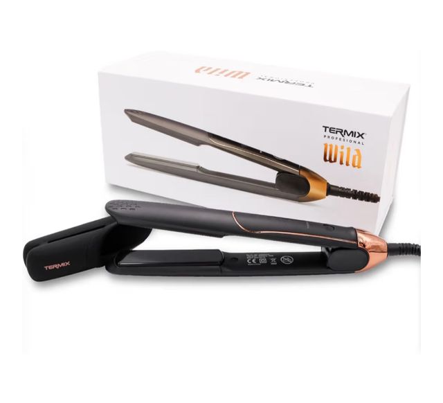 Plancha de pelo Termix Wild Negra y Dorada