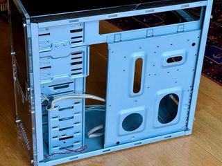 Caja PC ATX PCBox Negra Transparente