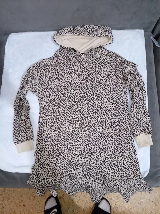 Vestido con estampado de leopardo pepe jeans