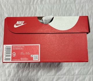 Nike Cortez TXT Rojo y Naranja