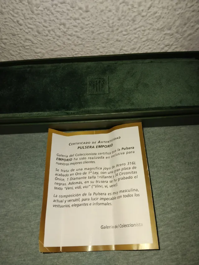 PULSERA HOMBRE "EMPORIO"