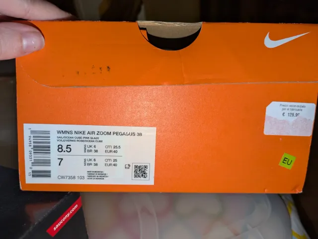 Zapatillas Nike Running Mujer Rosa/Blanco