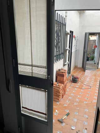 Puerta balconera aluminio 100x200 cm