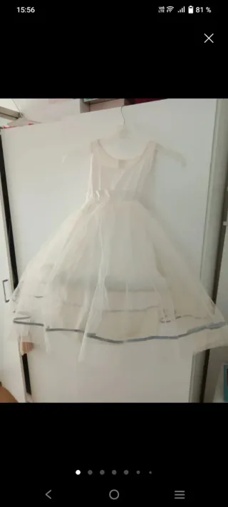 Cancán blanco de tul