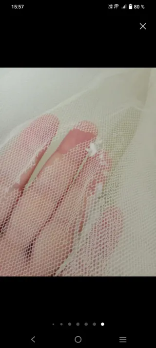 Cancán blanco de tul