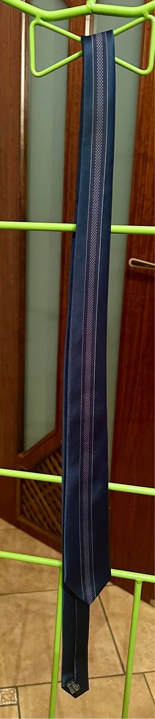 Cravatta Zarlini blu navy – 100% Made in Italy