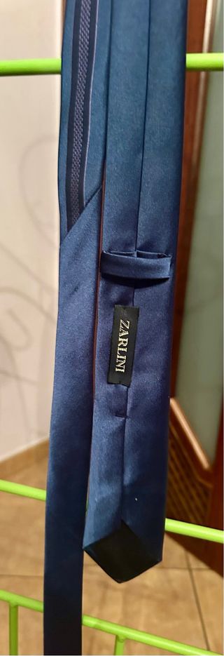 Cravatta Zarlini blu navy – 100% Made in Italy