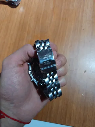 Reloj Breitling Automático Plata Negro