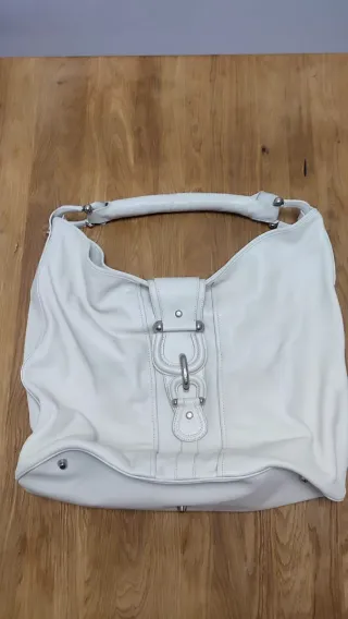 Bolso Burberry Blanco Piel
