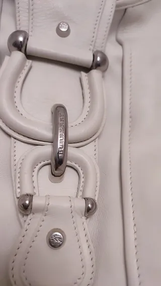 Bolso Burberry Blanco Piel