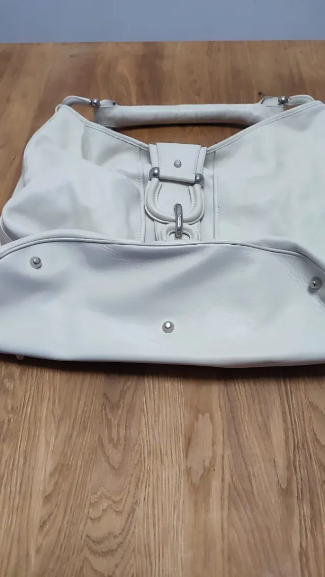 Bolso Burberry Blanco Piel