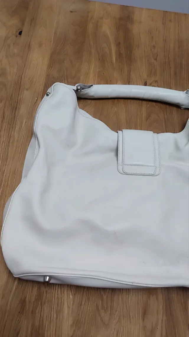 Bolso Burberry Blanco Piel