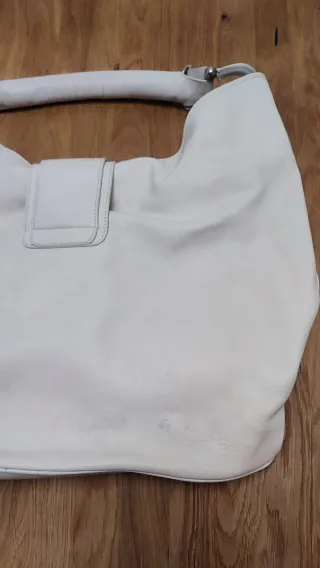 Bolso Burberry Blanco Piel