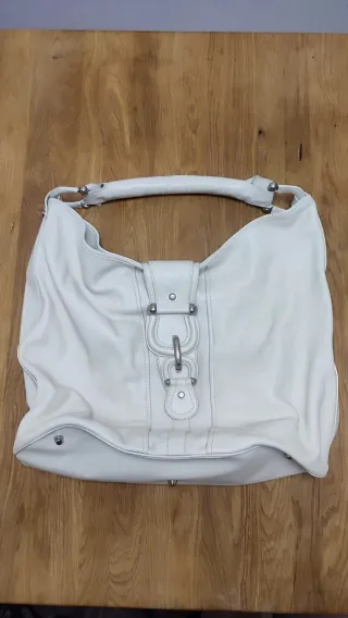 Bolso Burberry Blanco Piel