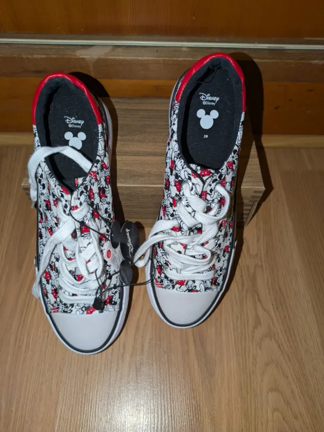 Zapatillas Disney Mickey Mouse Plataforma Nuevas