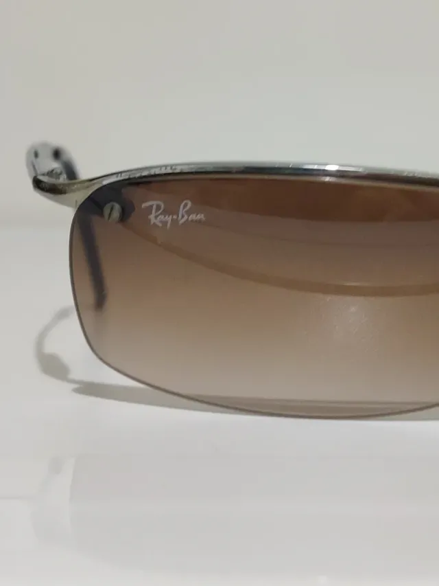 Gafas de Sol Ray-Ban Originales Marron y Plateado