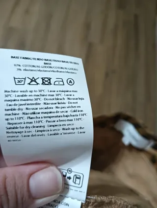 Falda Scalpers Mujer Estampada Marrón