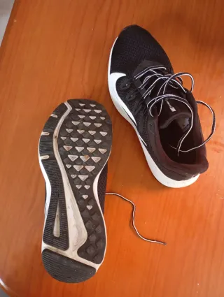 Zapatillas Nike Running Mujer Negras Blancas