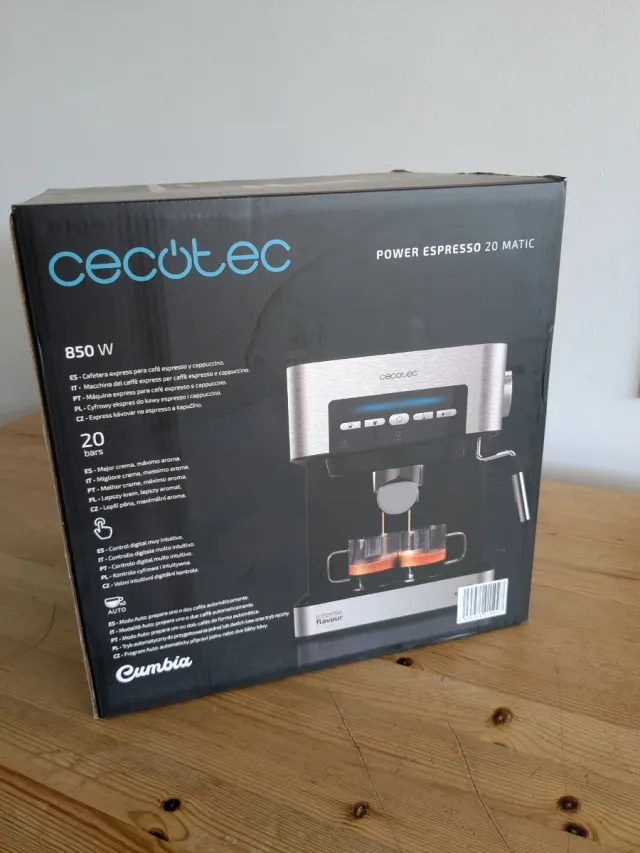 Cafetera Espresso Cecotec Power Espresso 20