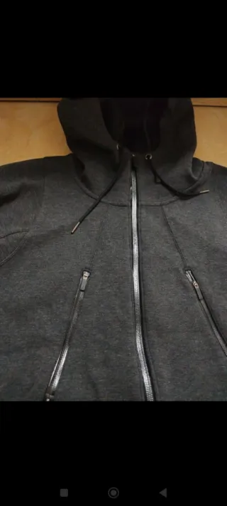 Chaqueta Jordan Gris con Cremallera