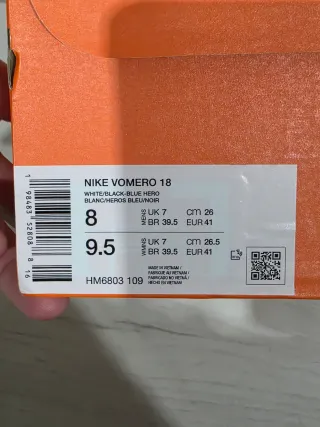 Nike Vomero 18 talla 41 nuevas a estrenar.