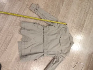 Gabardina Beige Algodón Easy Wear Talla 40