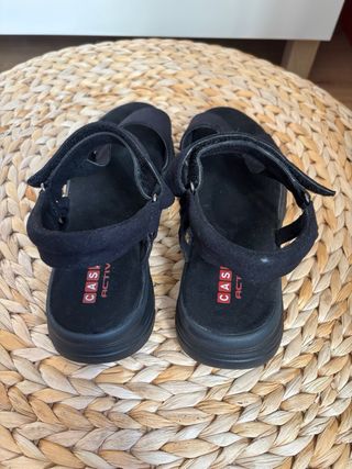 Sandalias negras plataforma