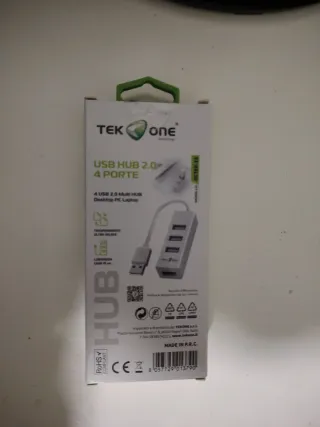 Hub USB 2.0 TekOne 4 Porte