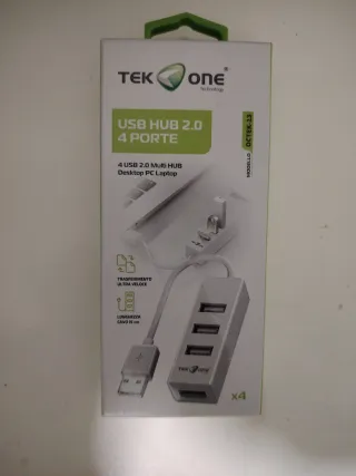 Hub USB 2.0 TekOne 4 Porte