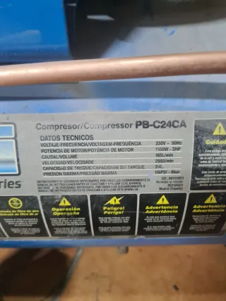 Compresor HTM PB-C24CA Azul