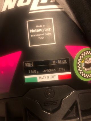 Casco Nolan N80-8 Talla M (58 cm)