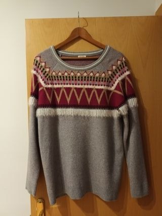 Jersey Gerry Weber gris y rojo