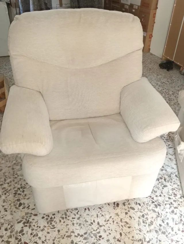 2 Sillones Beige Tela