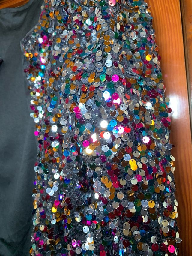 Blazer lentejuelas multicolor