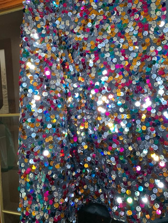 Blazer lentejuelas multicolor