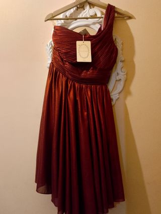 Vestido fiesta rojo Talla M