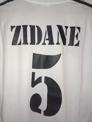 Camiseta Zidane 5 RM leyenda retro fútbol vintage
