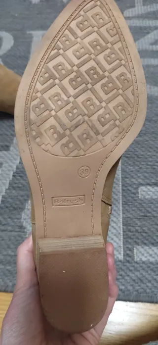 Botines Refresh Beige/Camel