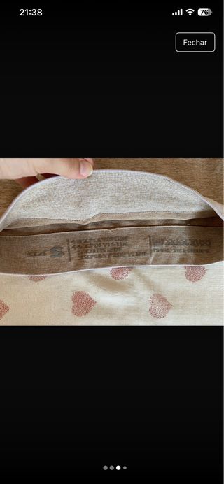 Top desportivo Prozis bege/cinza