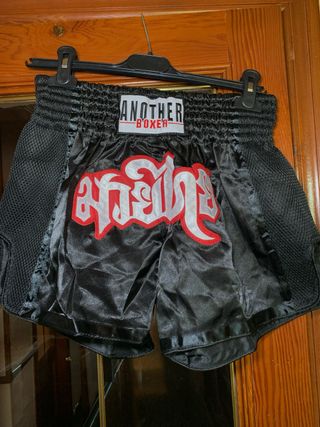Pantalones Cortos Muay Thai Another Boxer Negros