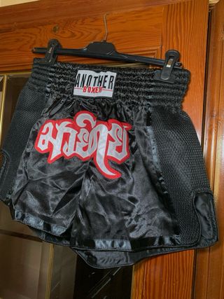 Pantalones Cortos Muay Thai Another Boxer Negros
