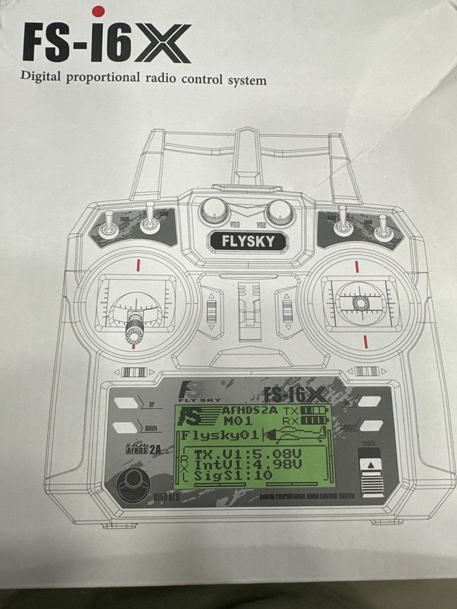 Radiocontrol FlySky FS-i6X Digital Proporcional