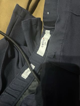 Pantalones de vestir hombre azul