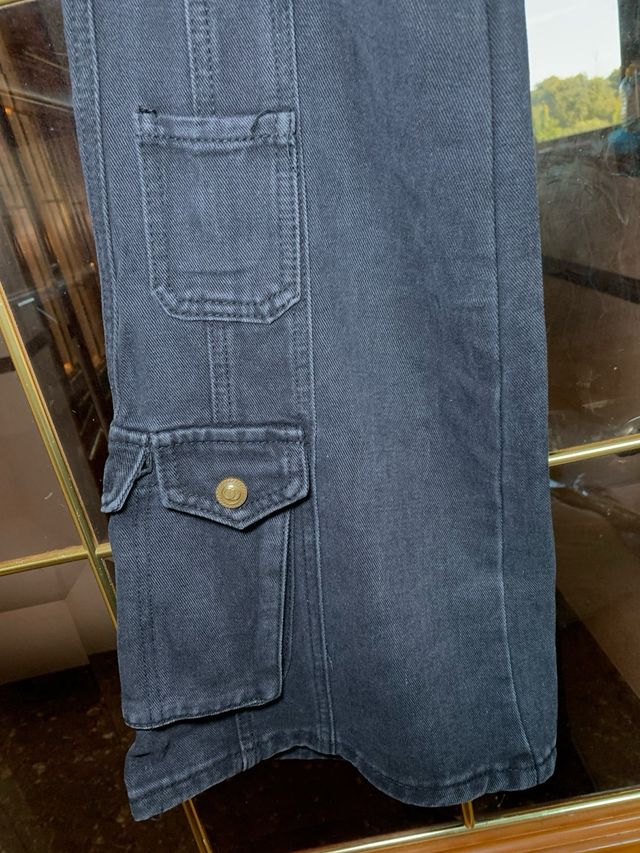 Pantalones cargo negros