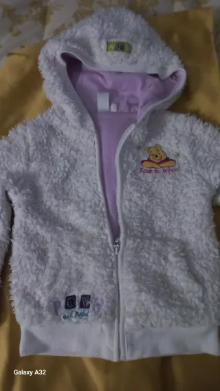 Set bimba 5/6 anni (cm 110) giacca e felpa