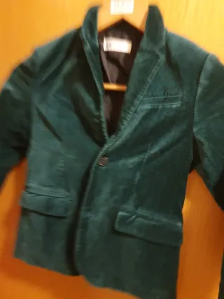 Americana terciopelo niño