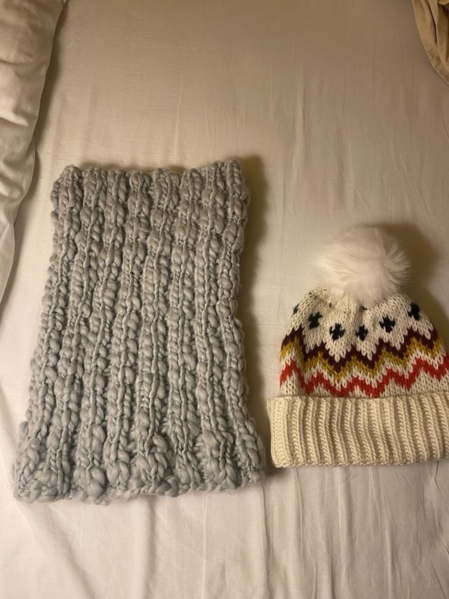 Cuello bufanda Women'secret gris/plata