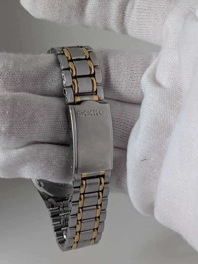 Reloj Seiko 7N43-6A40 Cuarzo Hombre Oro Plata