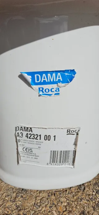 Taza de inodoro Roca Dama Blanco